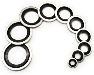 Metric Bonded Seals, Nitrile-Mild Steel