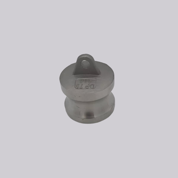 3/4" Type D Dust Plug Stainless Steel