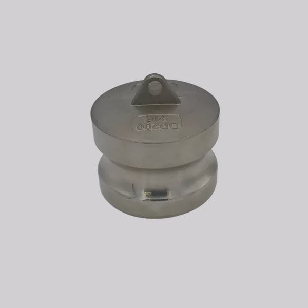 2" Type D Dust Plug Stainless Steel