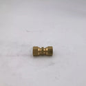 1/4" OD Equal Ended Coupling Brass