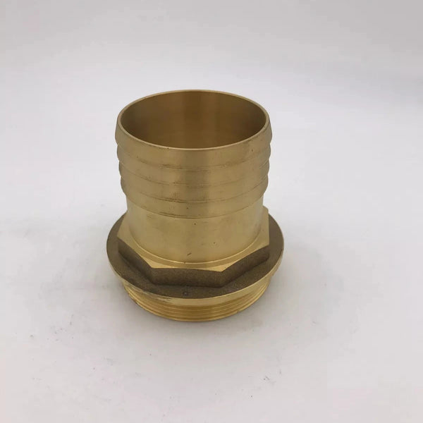2.1/2" BSPP x 63mm Male Straight Hose Tail - Brass  GBP-212