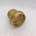 2.1/2" BSPP x 63mm Male Straight Hose Tail - Brass  GBP-212
