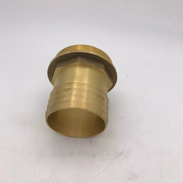 2.1/2" BSPP x 63mm Male Straight Hose Tail - Brass  GBP-212