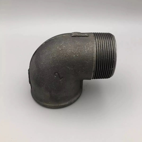 2" BSPT Male/Female Elbow 90° Black