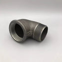 2" BSPT Male/Female Elbow 90° Black