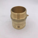 2" Camlock Type F Brass  F2-BR