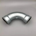 2" BSPP Female Equal 90° Bend Galvanised
