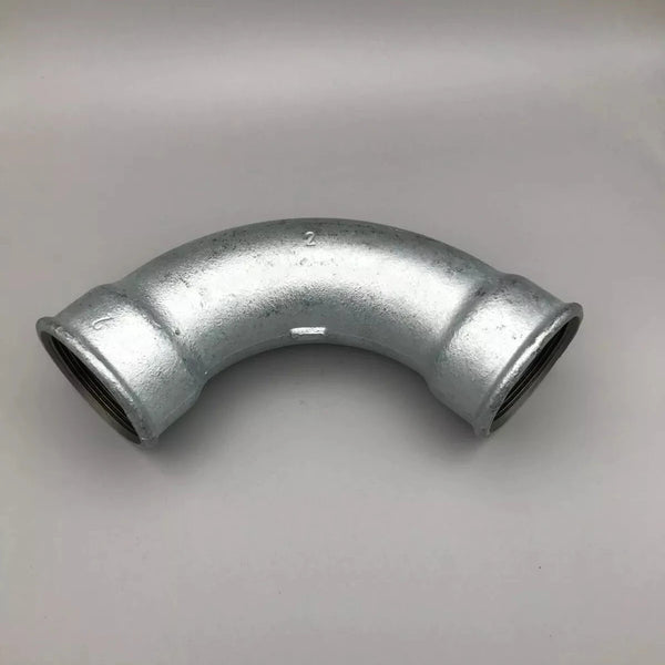 2" BSPP Female Equal 90° Bend Galvanised