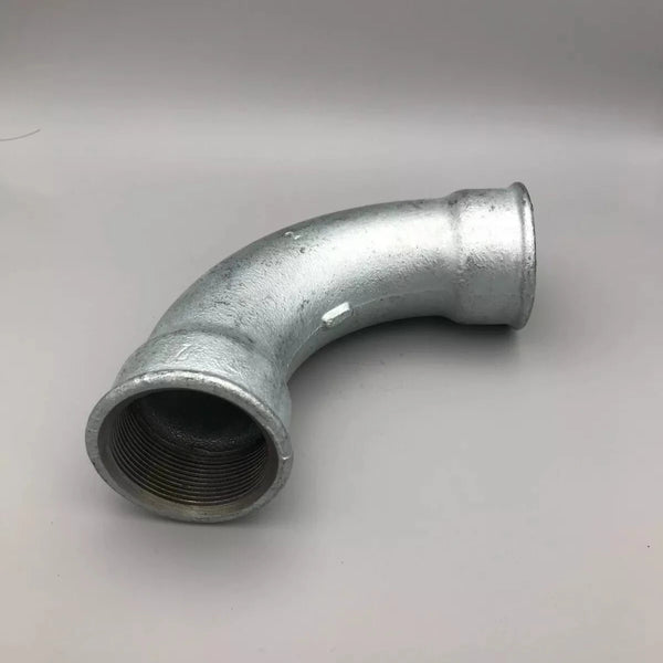 2" BSPP Female Equal 90° Bend Galvanised