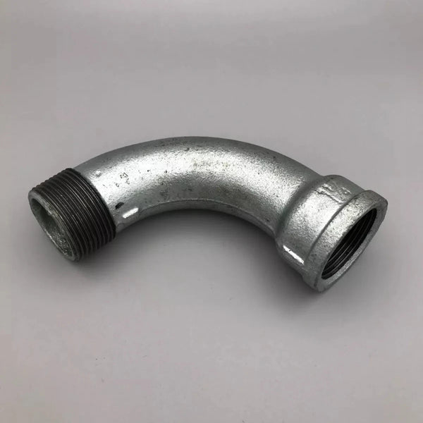 1.1/4" BSPT/BSP Male/Female 90 Bend Galvanised   MI1-114