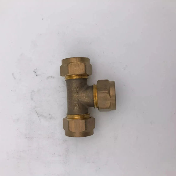 1/2" OD Equal Tee Brass