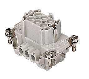 ILME 16A 6 Pole + E Female Insert Screw Terminal Connector