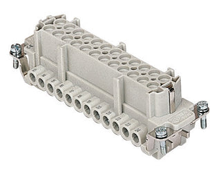 ILME 16A 24 Pole + E Female Insert Screw Terminal Connector