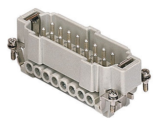 ILME 16A 16 Pole + E Male Insert Screw Terminal Connector