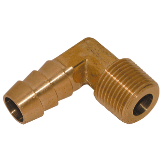 Brass Elbow Hose Tail - Male BSPT