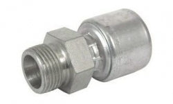 Gates Metric Heavy Series Straight Male MegaCrimp Hose Coupling - Parker Hydraulics & Pneumatics