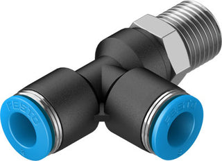 Festo Push-In Taper Male Stud Running Tee - Parker Hydraulics & Pneumatics