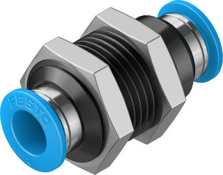 Festo Push-In Bulkhead Connector - Parker Hydraulics & Pneumatics