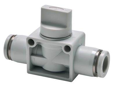 AirTac Push-In Inline Shut Off Valve