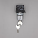 EMAS CM Series C Key Operated Push Button & Adaptor, 1NO (0-I)