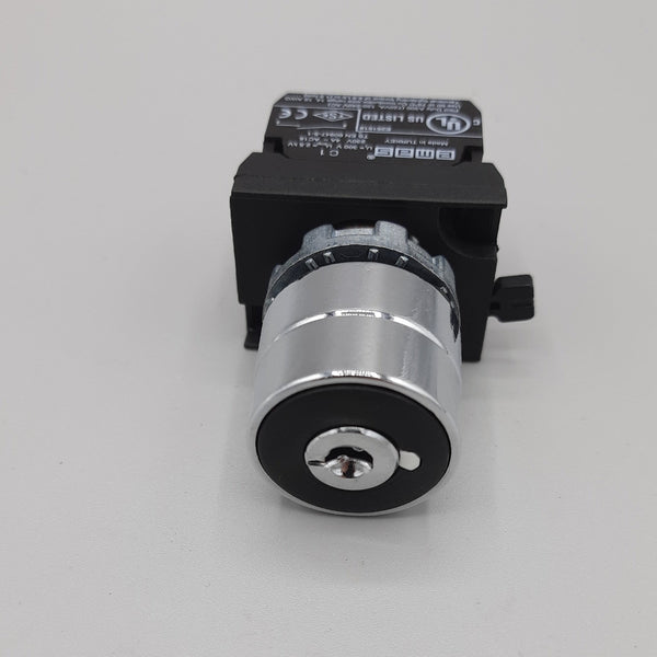 EMAS CM Series C Key Operated Push Button & Adaptor, 1NO (0-I)