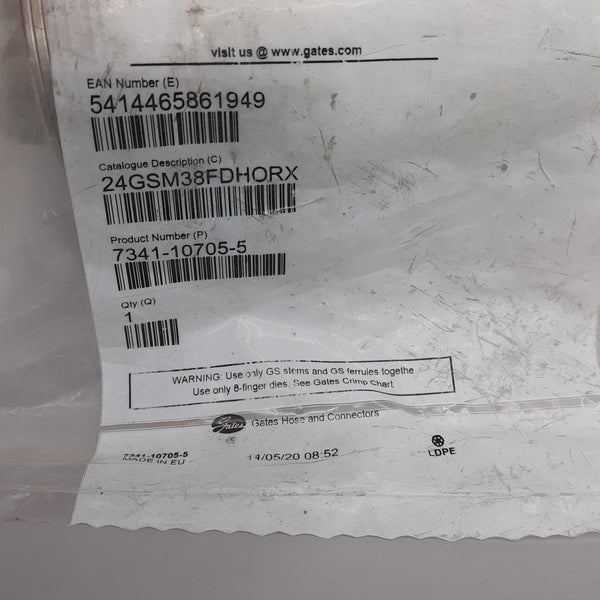 Gates 1 1/2" Hose End 24GSM38FDHORX