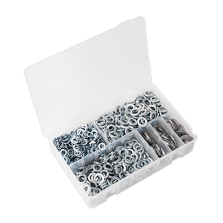 1010 Piece Spring Washer Assortment Box