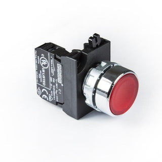 EMAS Flush Push Button - 1x N/O Contact
