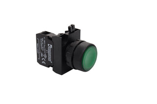 Buy green-with-bracket-n-o-contact EMAS Push Button Adaptors