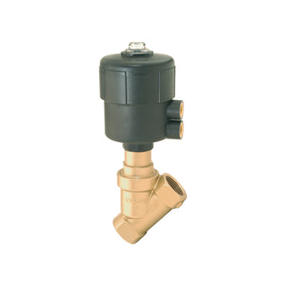 Norgren Pilot Actuated Angle Seat Valve, G1/2", 2/2, NC