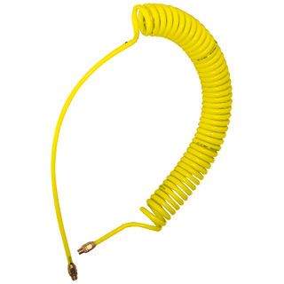 3/8" BSP Flexi-Coil Tube Assembly 4 Metre, Yellow