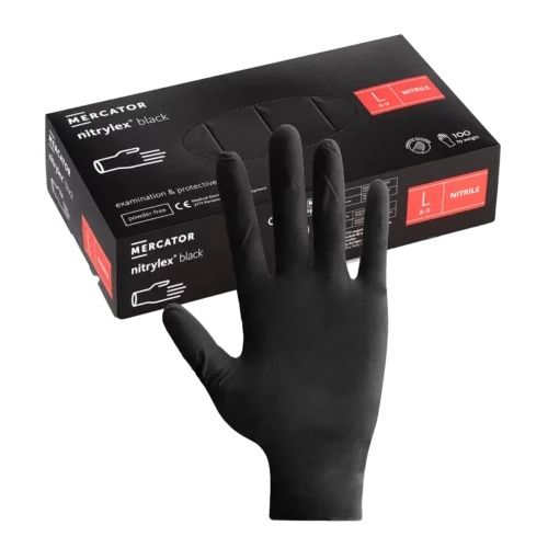 Nitrylex Black Nitrile Gloves (Pack of 100)