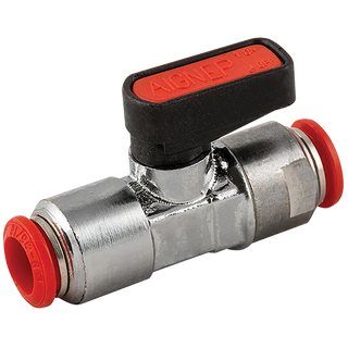 Push-in Brass Mini Ball Valves - 20 bar