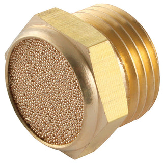 Flat Brass & Sintered Bronze Silencers - 7010 Series Male BSPP