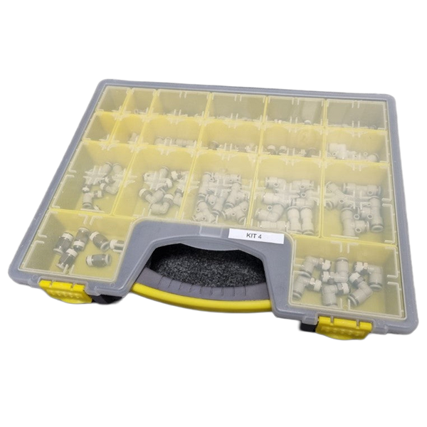 114 Piece Pneumatic Push-In Fitting Kit (KIT 4) | Buy Online