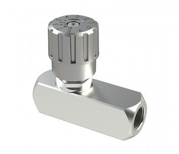 Inline Flow Control Valves with Free Flow Check | Buy Online.